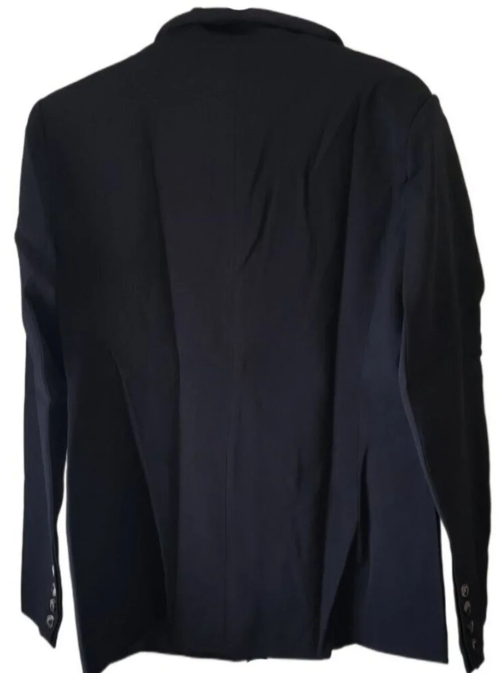 New Black Women's Blazer Button Closure, Pocketed